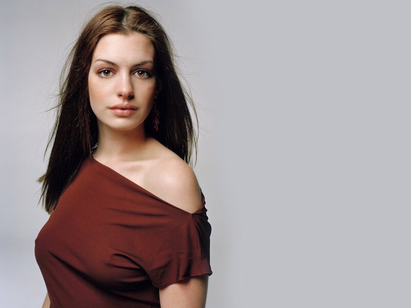 Woman in Brown Top