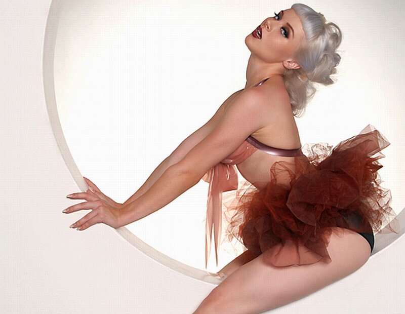Woman in Brown Tutu