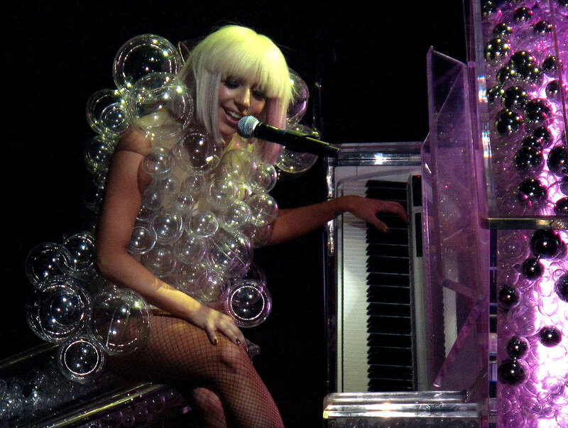 Woman in Bubble Costume