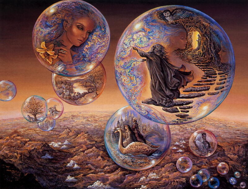 Woman in Bubble