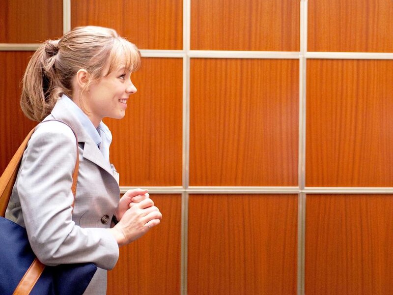 Woman in Business Suit — Brown