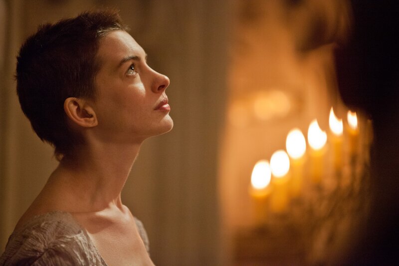 woman in candlelight