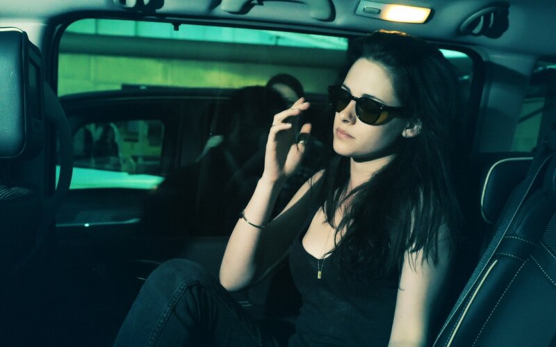 Woman in Car — Black, Dark, Night