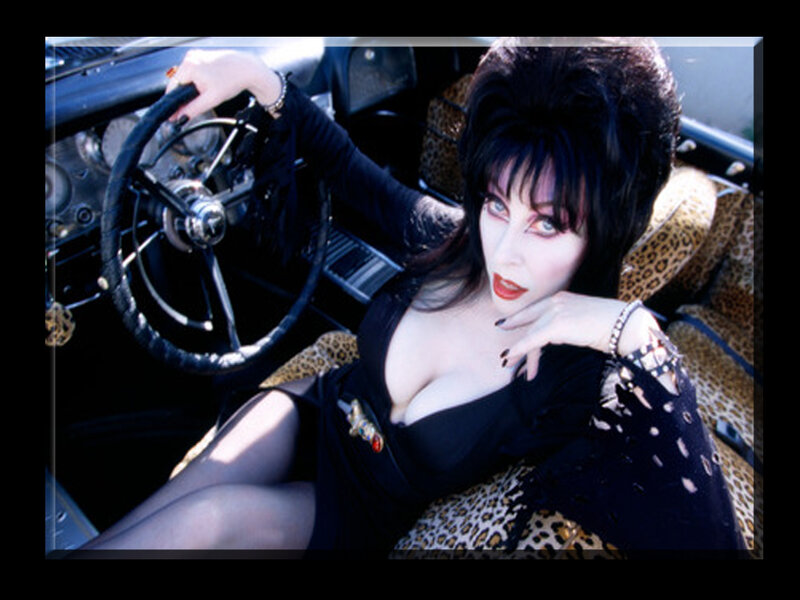 Woman in Car Interior — Black