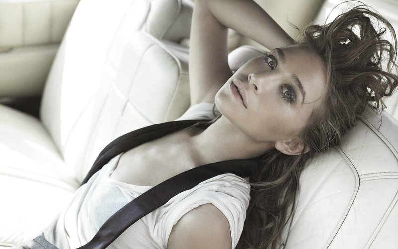 woman in car seat