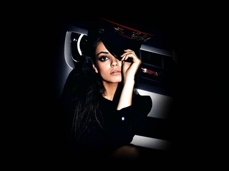 Woman in Car Seat — Black, Dramatic, Night