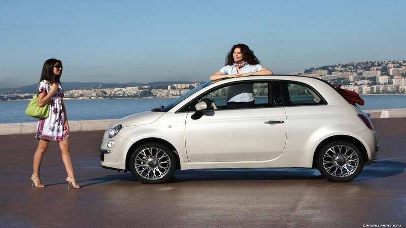 Woman in Car — White, Relaxed