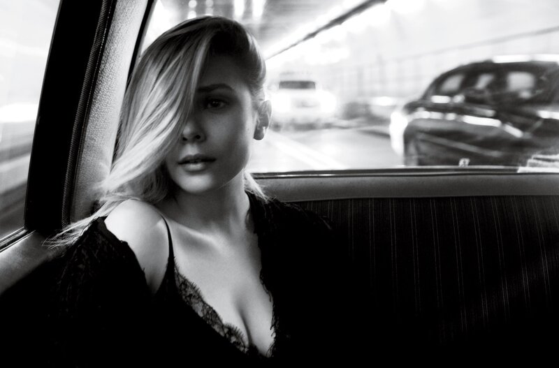woman in car window
