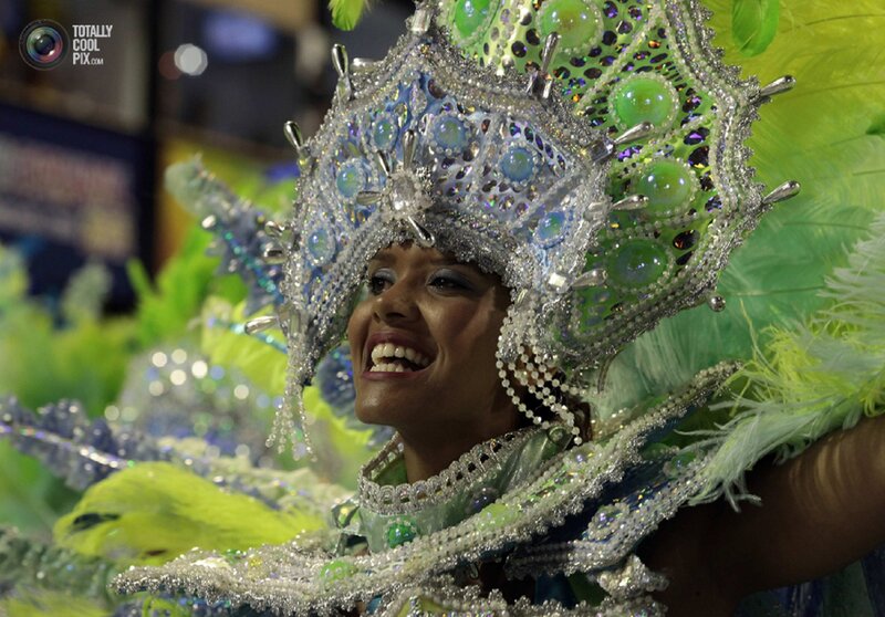 Woman in Carnival Costume