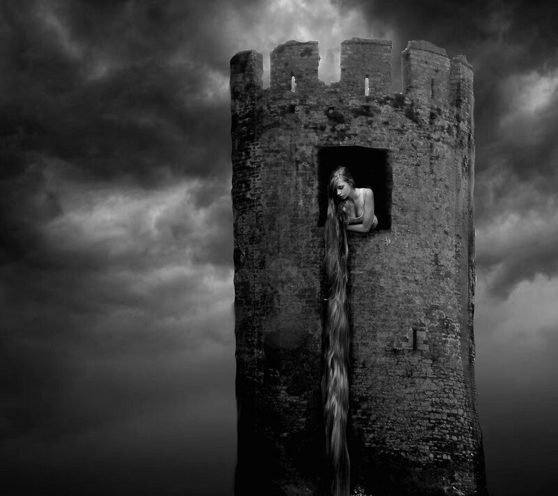 Woman in Castle Tower