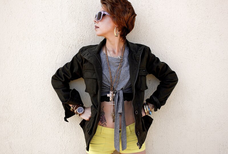 woman in casual outfit