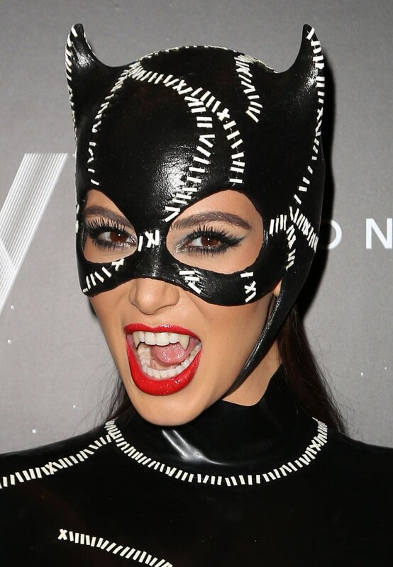 woman in cat costume