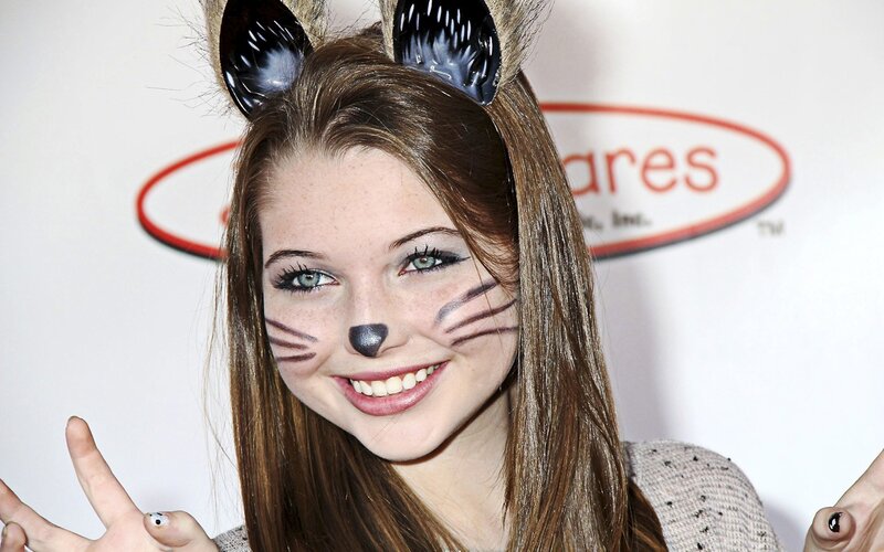 woman in cat costume