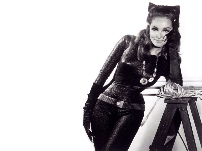 Woman in Cat Costume — Black, Dramatic, Photograph