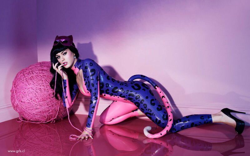 woman in cat costume with yarn