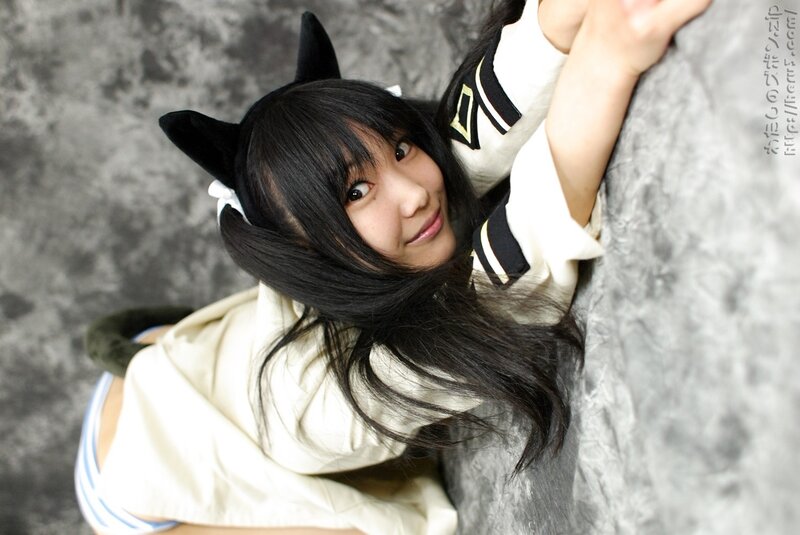 Woman in Cat Ears — Black, Playful, Photograph