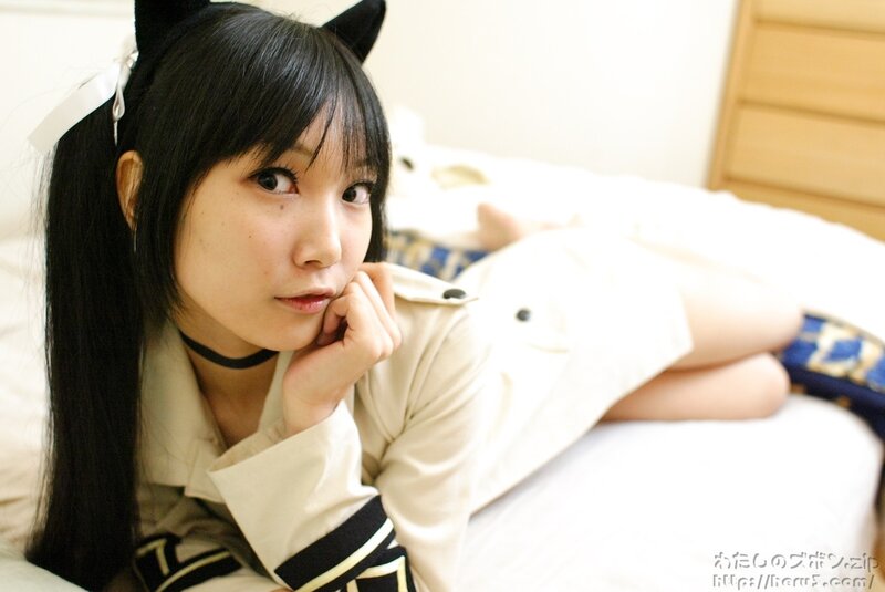 woman in cat ears costume
