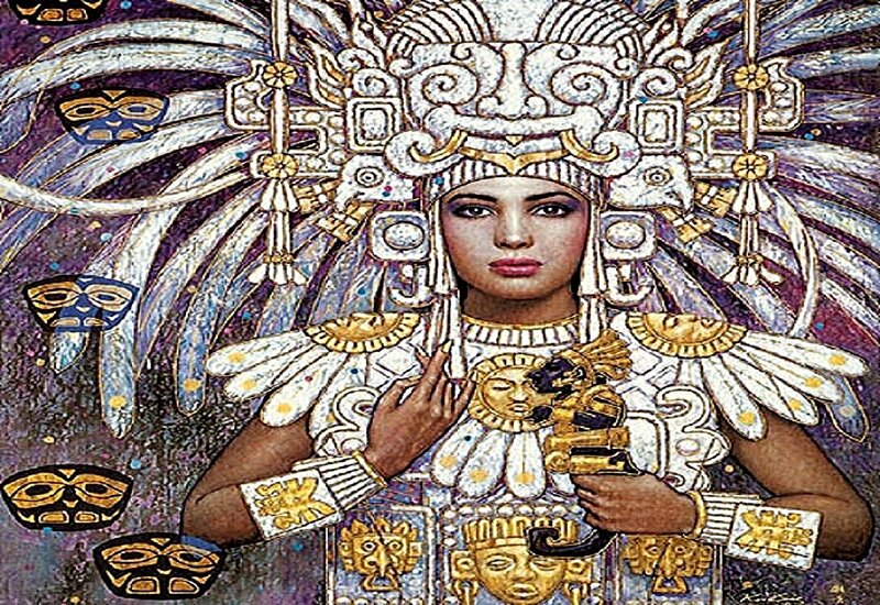 Woman in Ceremonial Attire