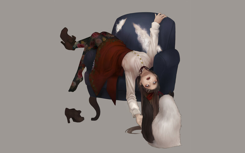 Woman in Chair