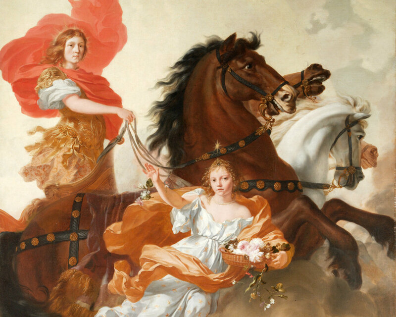 Woman in Chariot