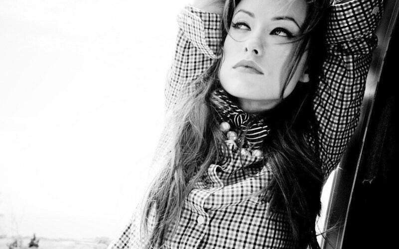 woman in checkered shirt