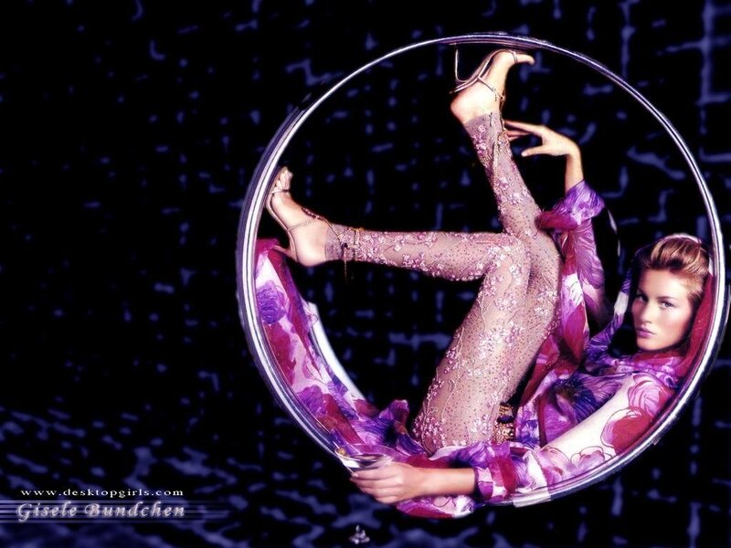 Woman in Circular Frame