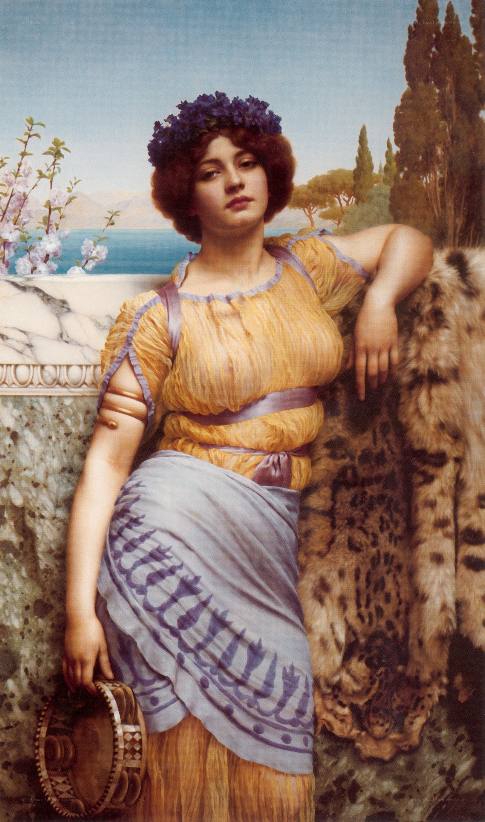 Woman in classical attire