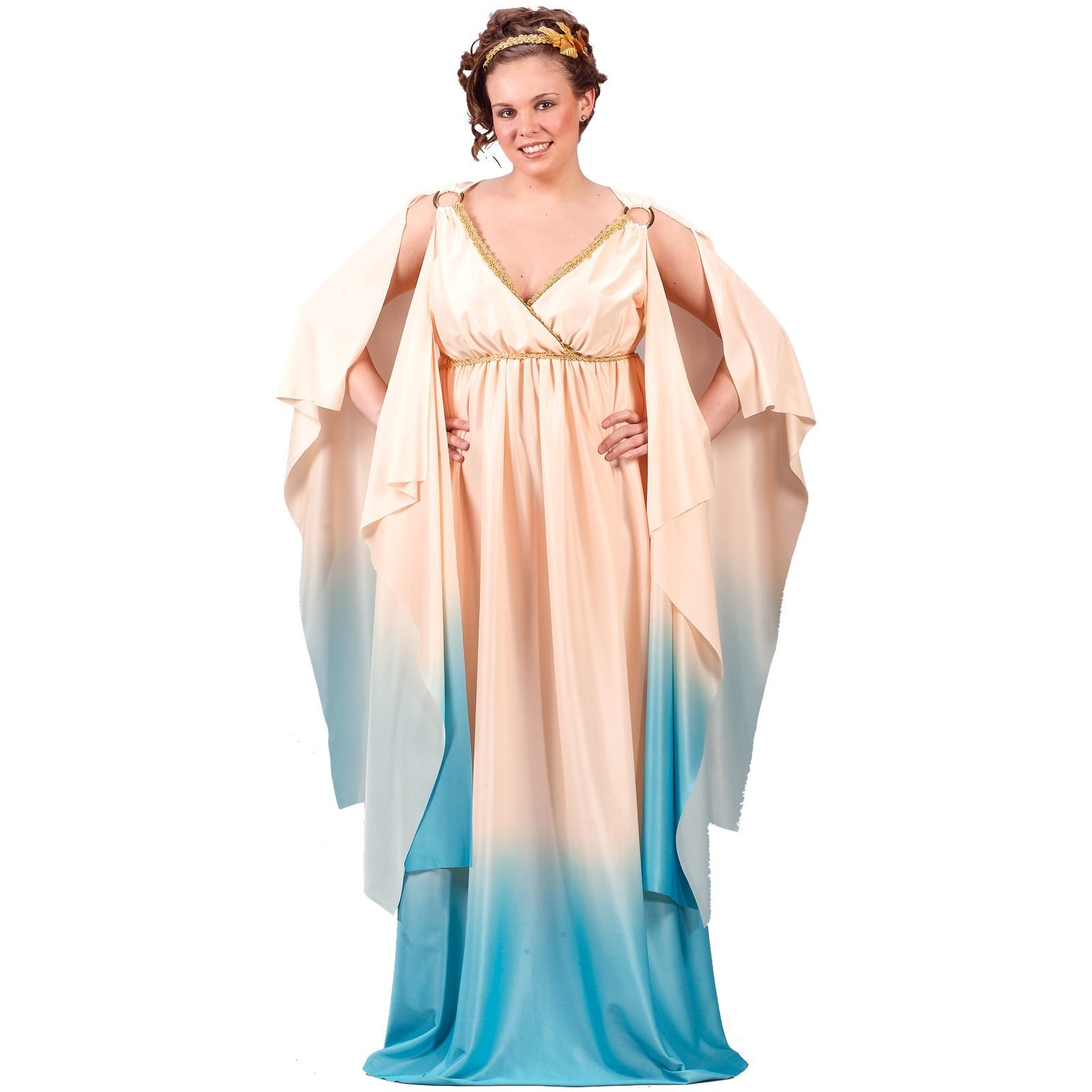woman in classical gown