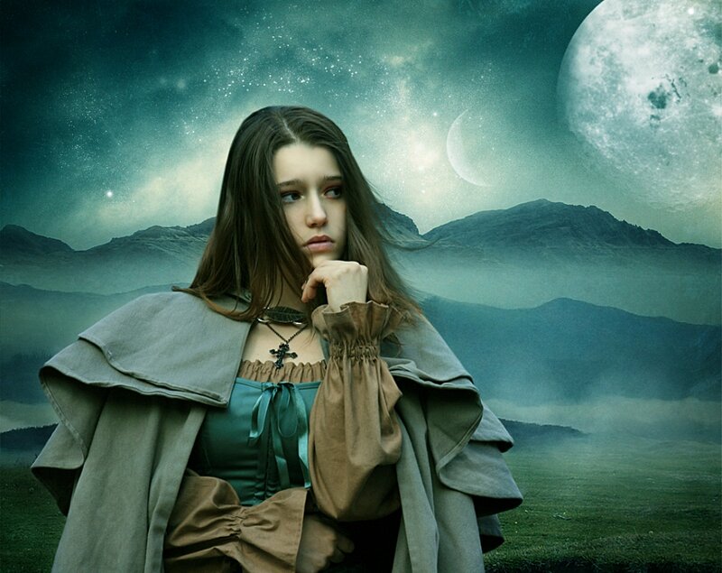 Woman in Cloak