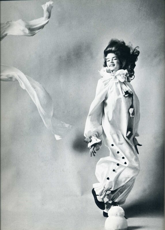 woman in clown costume