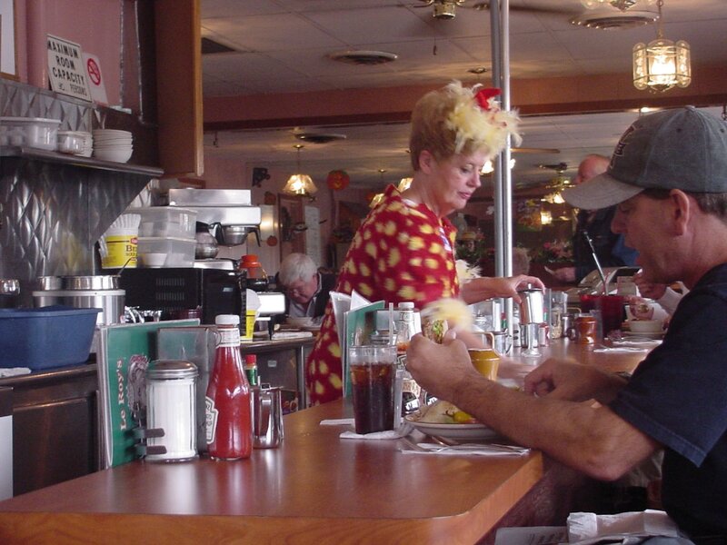 Woman in Clown Costume — Red