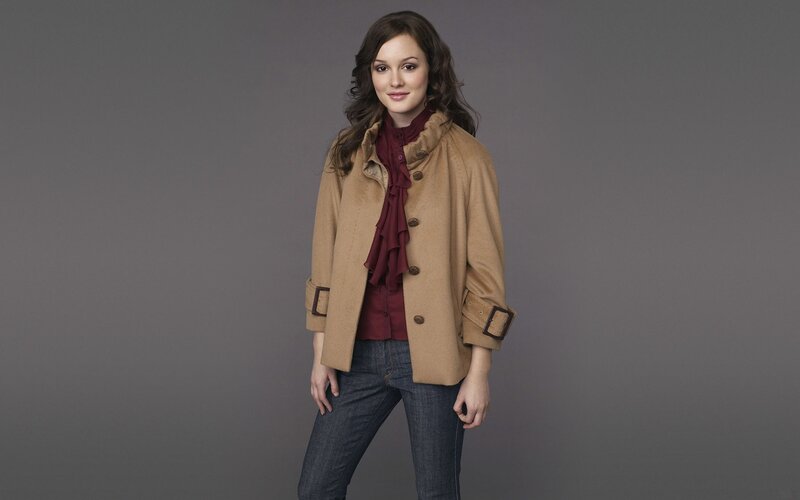 Woman in Coat and Jeans