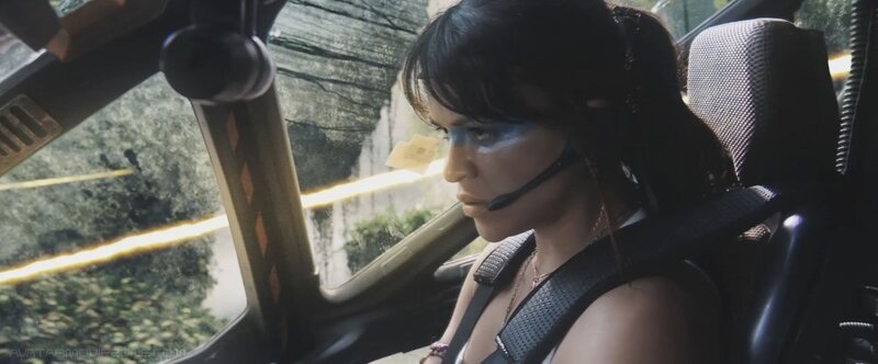 woman in cockpit with headset