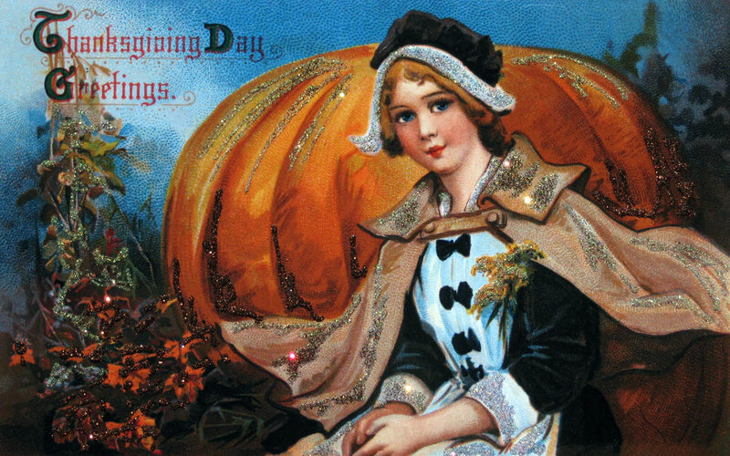 Woman in Colonial Dress