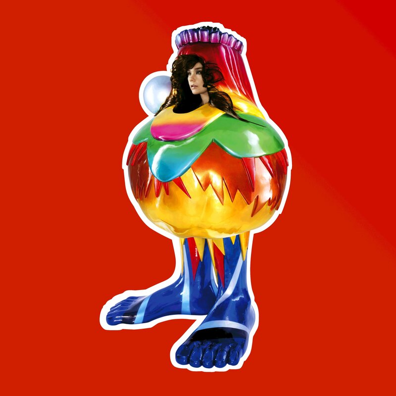 woman in colorful costume