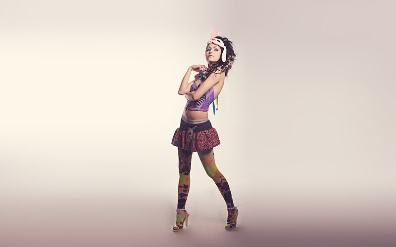 woman in colorful costume