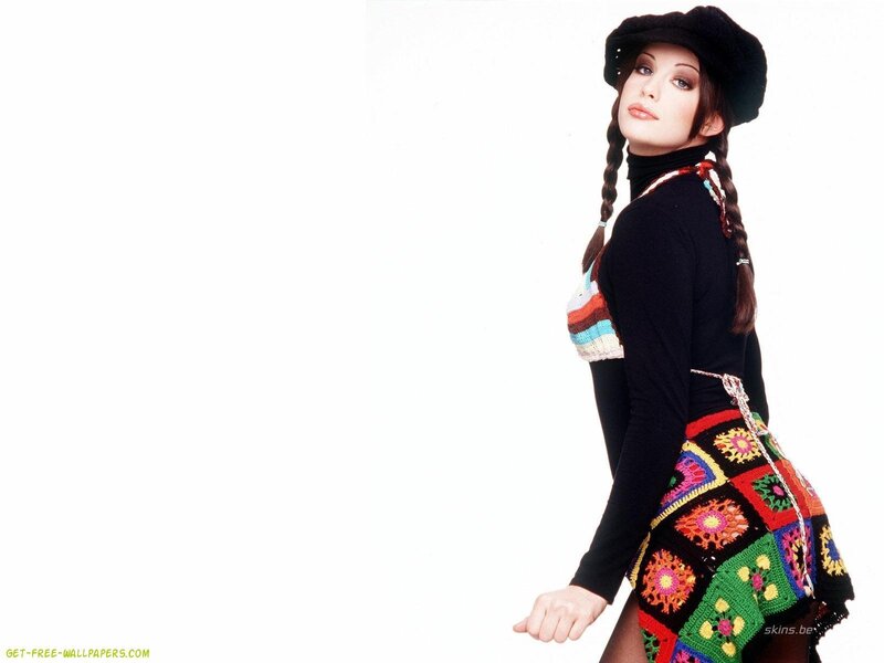 woman in colorful crochet dress