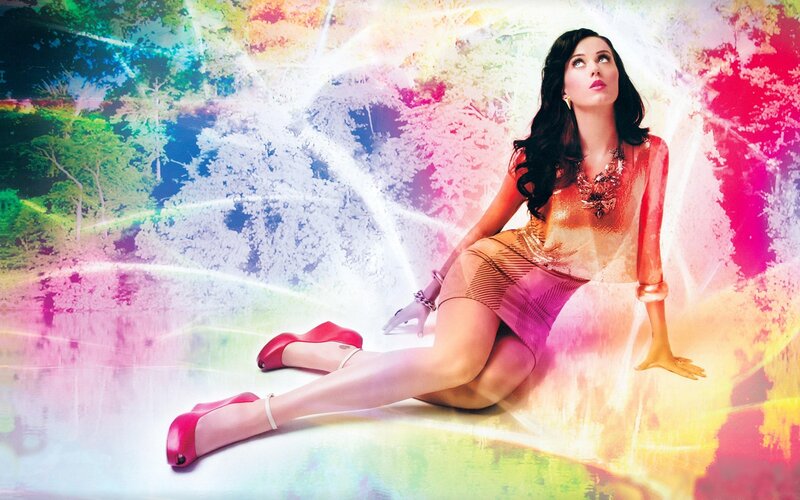 Woman in Colorful Dress — Pink, Dreamy