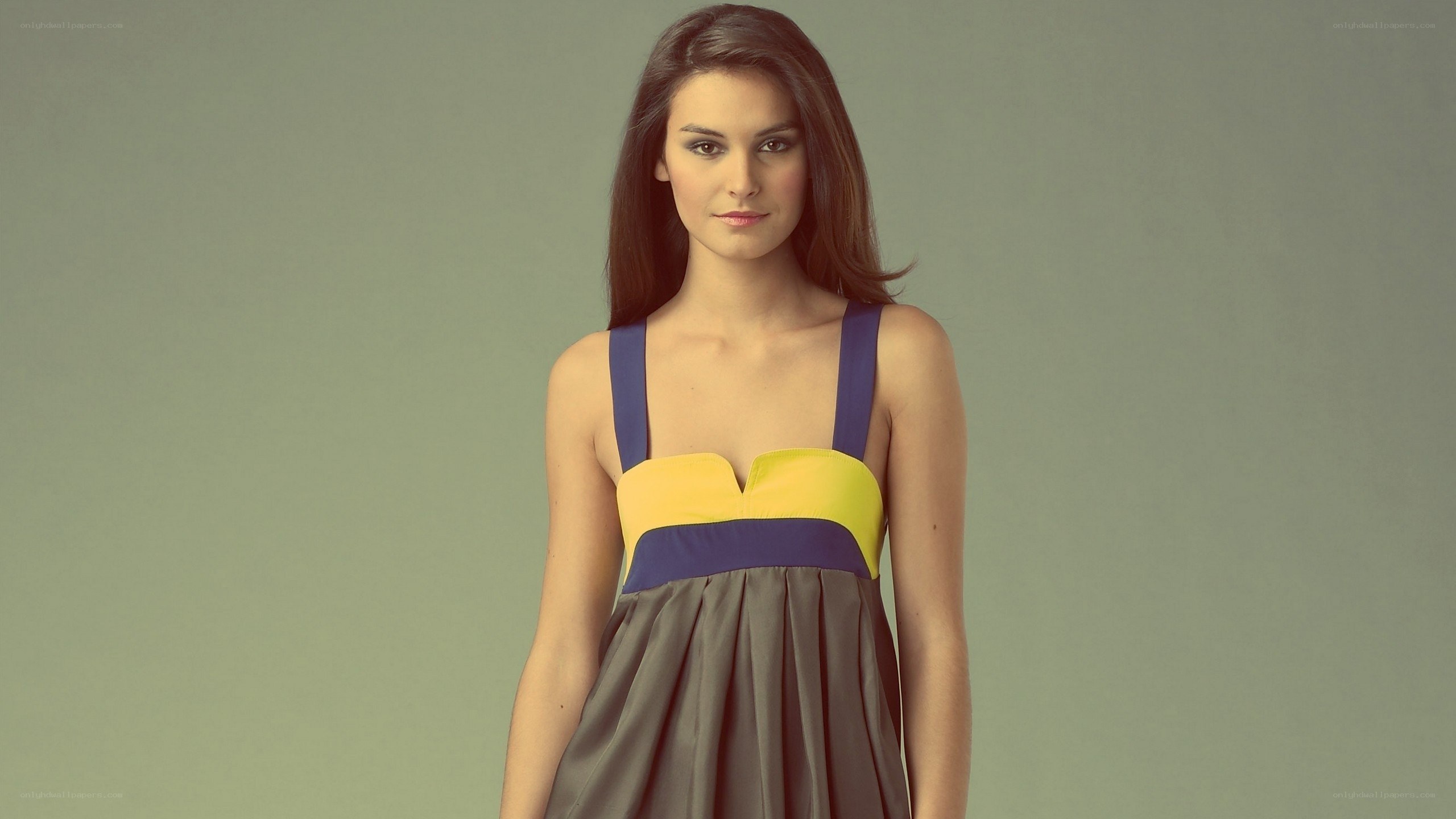 woman in colorful dress