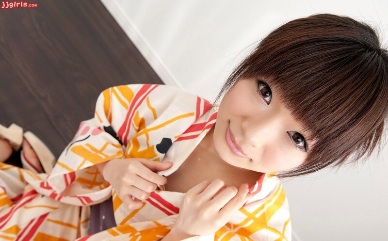woman in colorful yukata
