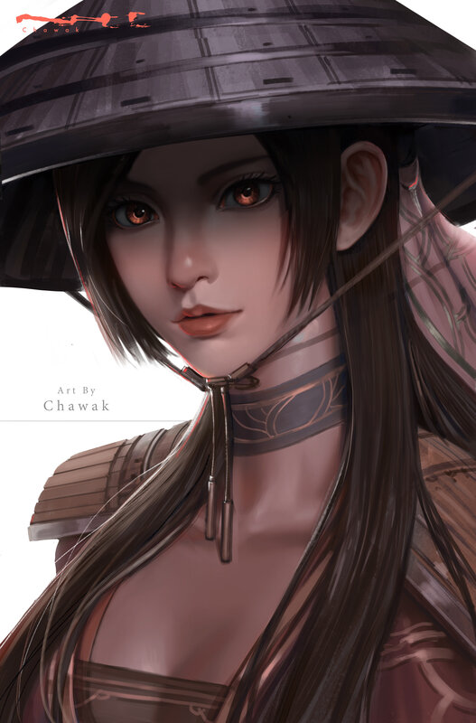 Woman in Conical Hat — Brown