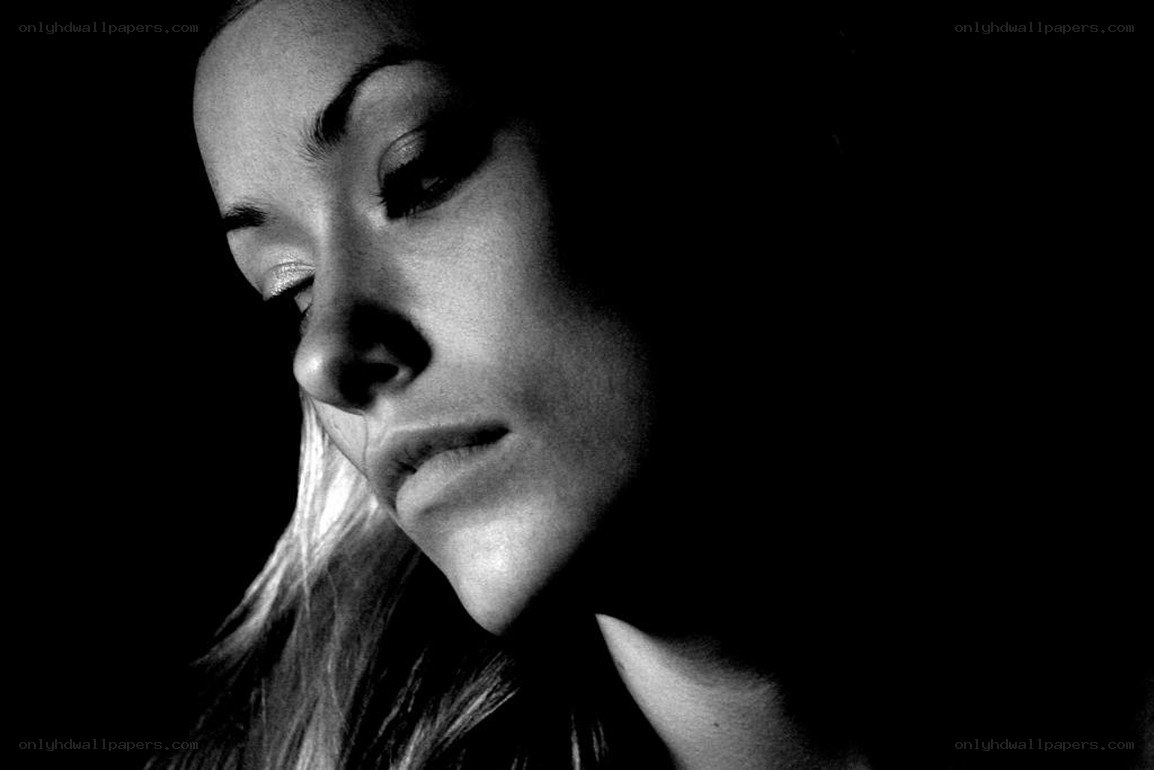 woman in contemplative pose