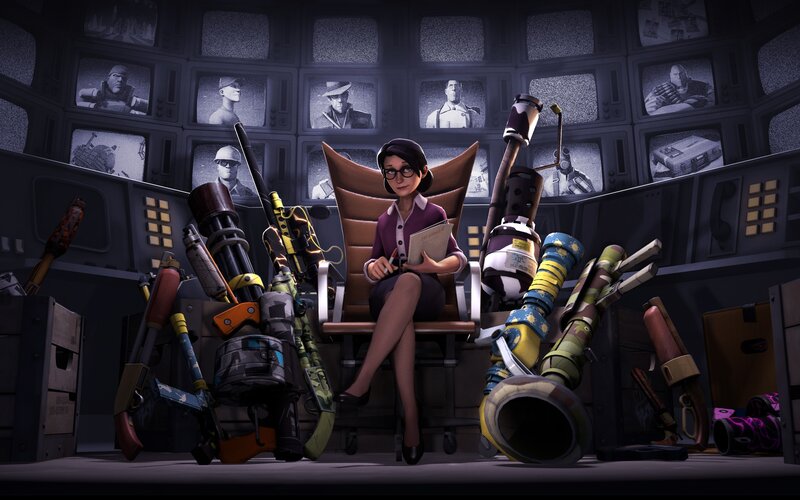 Woman in Control Room — Black