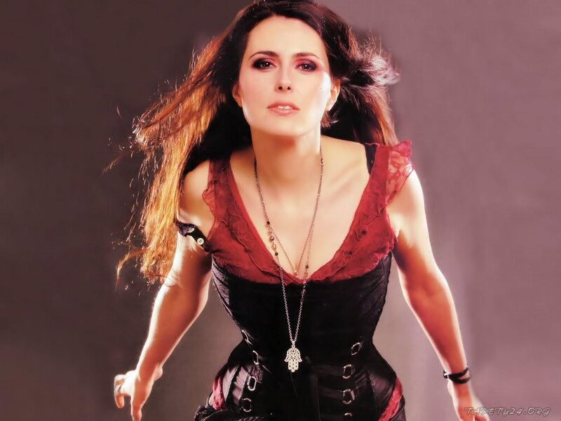 Woman in Corset — Black, Dramatic, Photograph