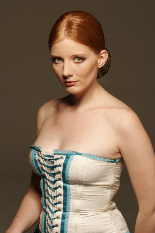 woman in corset portrait
