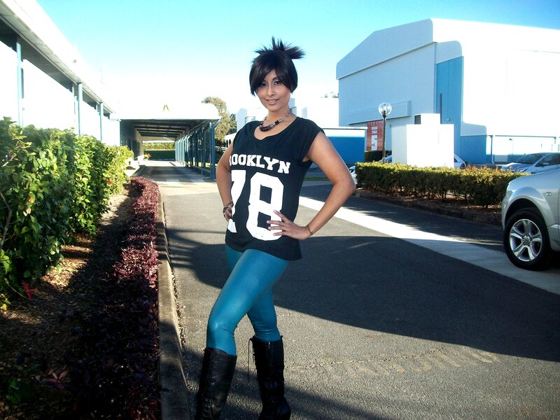 Woman in Cosplay — Black