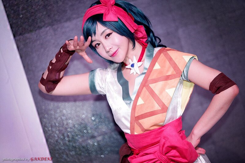 Woman in Cosplay Costume — White, Confident, Photograph