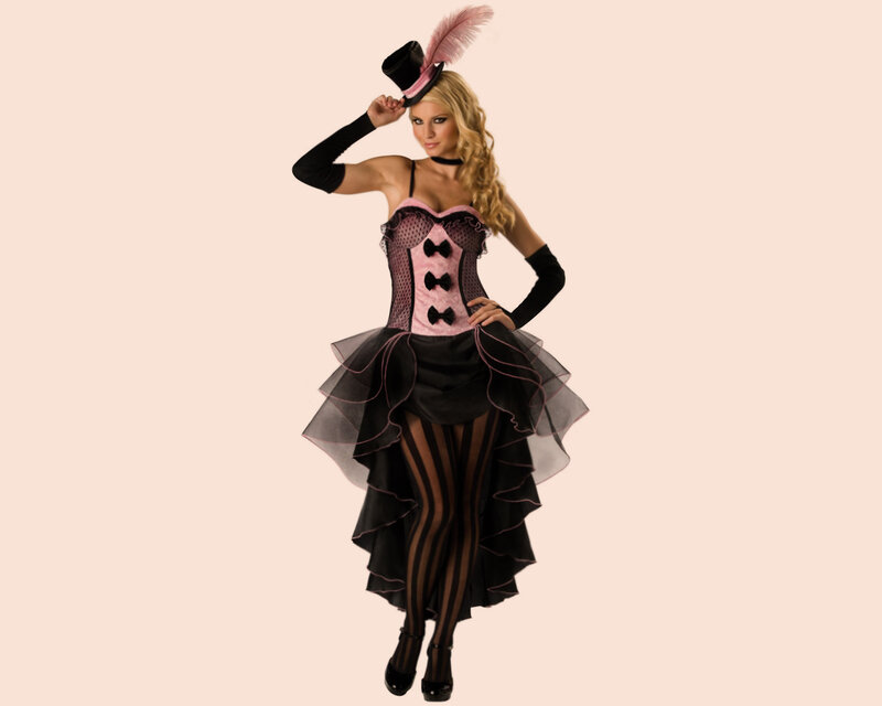 Woman in Costume — Black