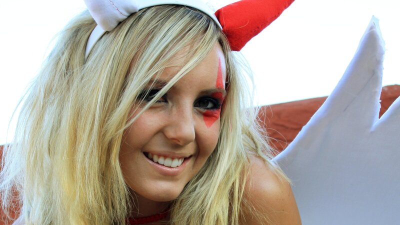 Woman in Costume — Blonde
