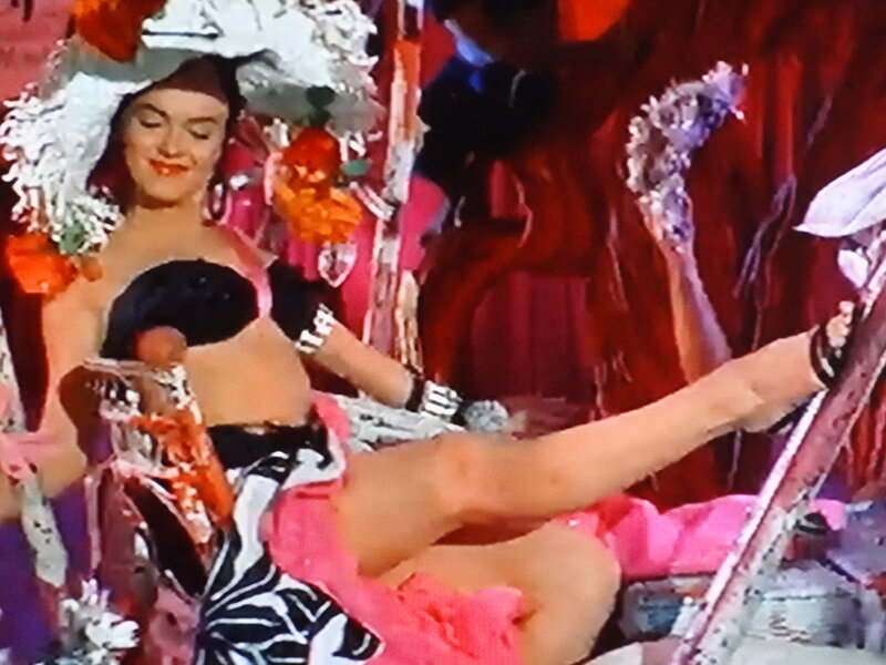 Woman in Costume on Float